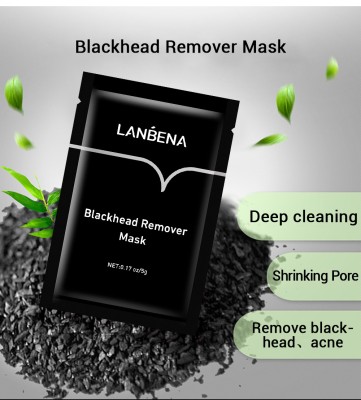 Черная маска-пленка с бамбуковым углем от черных точек Bioaqua, 60гр